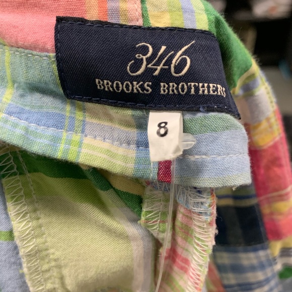 Brooks Brothers plaid pants size 8 - Picture 2 of 3
